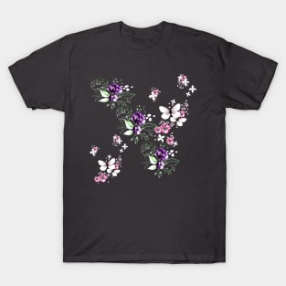 Butterflies and flower's T-Shirt
